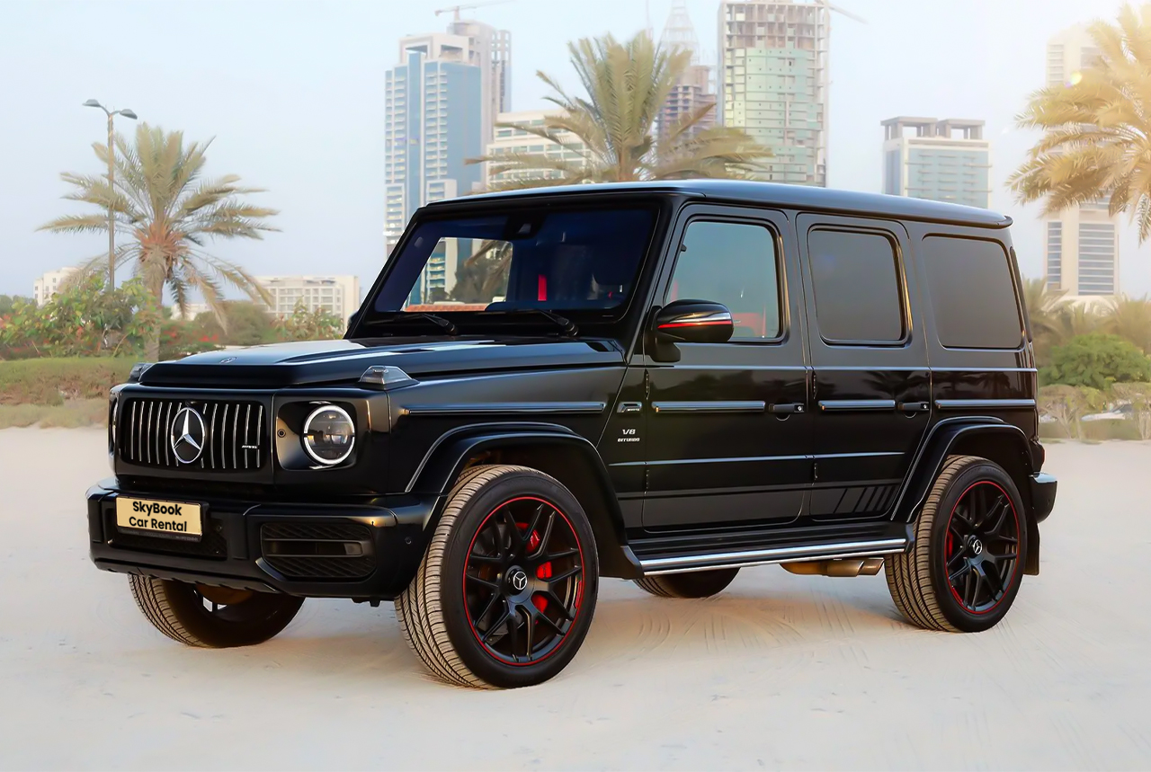 Mercedes G-63 luxury SUV rental Dubai | Skybook Rent A Car